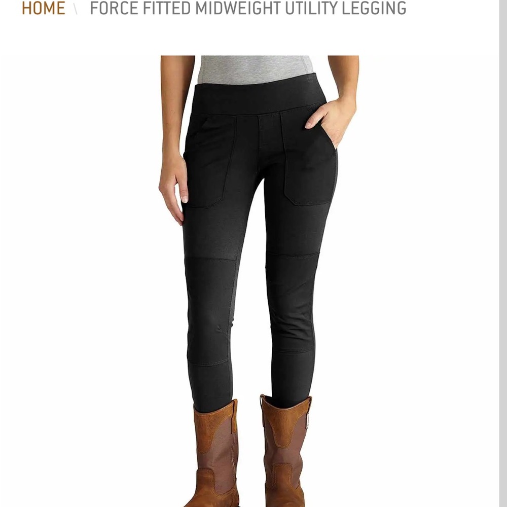 Carhartt fitted Utility Legging in Black xl